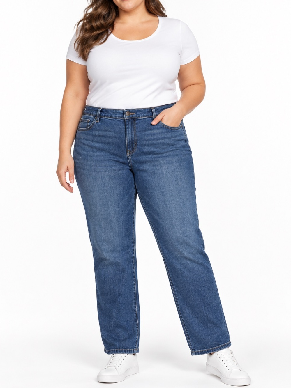 Lane Bryant Women’s Straight-Leg Denim Jeans | Size 18